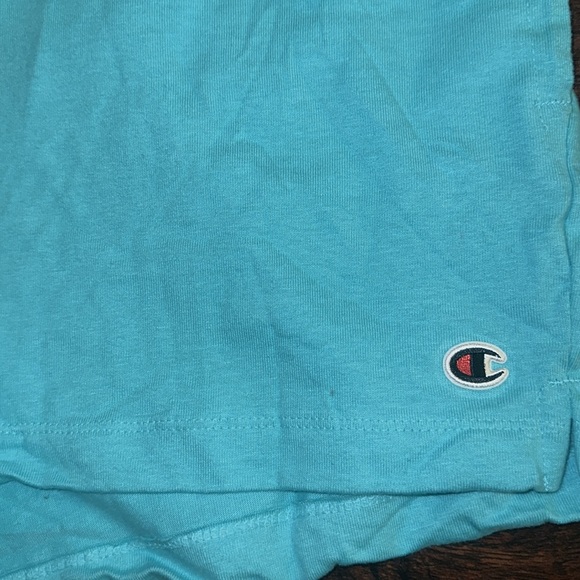 NWT Women’s Champion Mid-Weight Teal Shorts (XL) - Picture 4 of 6